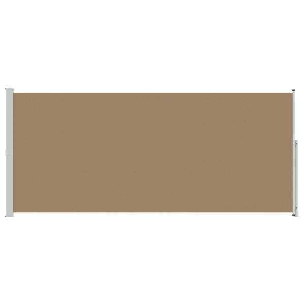 Store latéral rétractable 180 x 500 cm Taupe - Jusqu'à 34 % de réduction