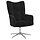 Fauteuil relax pivotant en velours noir - Jusqu'à 34% de remise