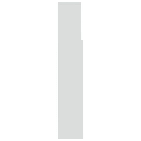 Tête de lit avec bibliothèque - Blanc 180 cm - Jusqu'à -34%