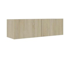 Meuble TV mural 100cm chêne sonoma - Jusqu'à 32% de remise