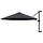 Parasol mural inclinable anthracite 300 cm - Jusqu'à -34% sur l'outlet