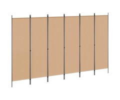 Paravent 6 panneaux 300 x 180 cm beige - Jusqu'à -33% sur l'outlet