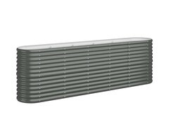 Jardinière ovale en acier anthracite 224cm - Jusqu'à -34%
