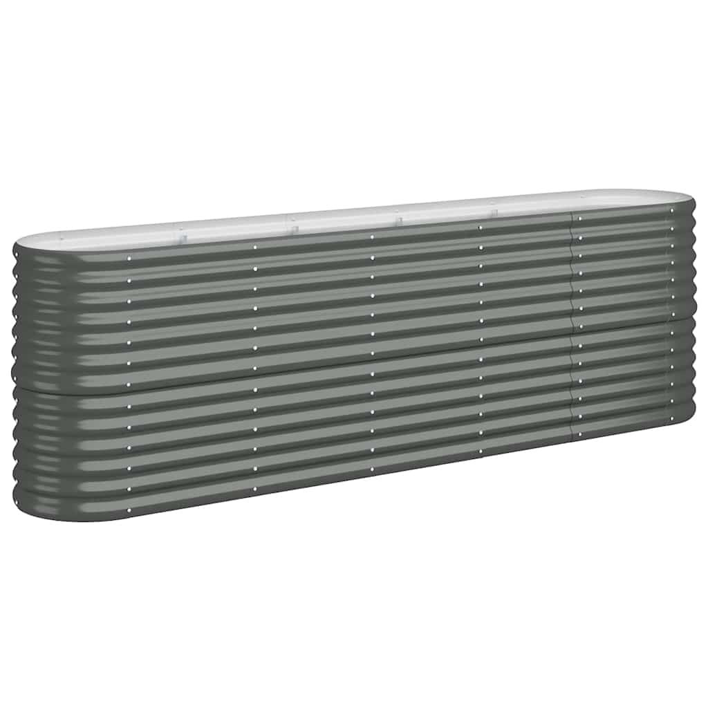 Jardinière ovale en acier anthracite 224cm - Jusqu'à -34%