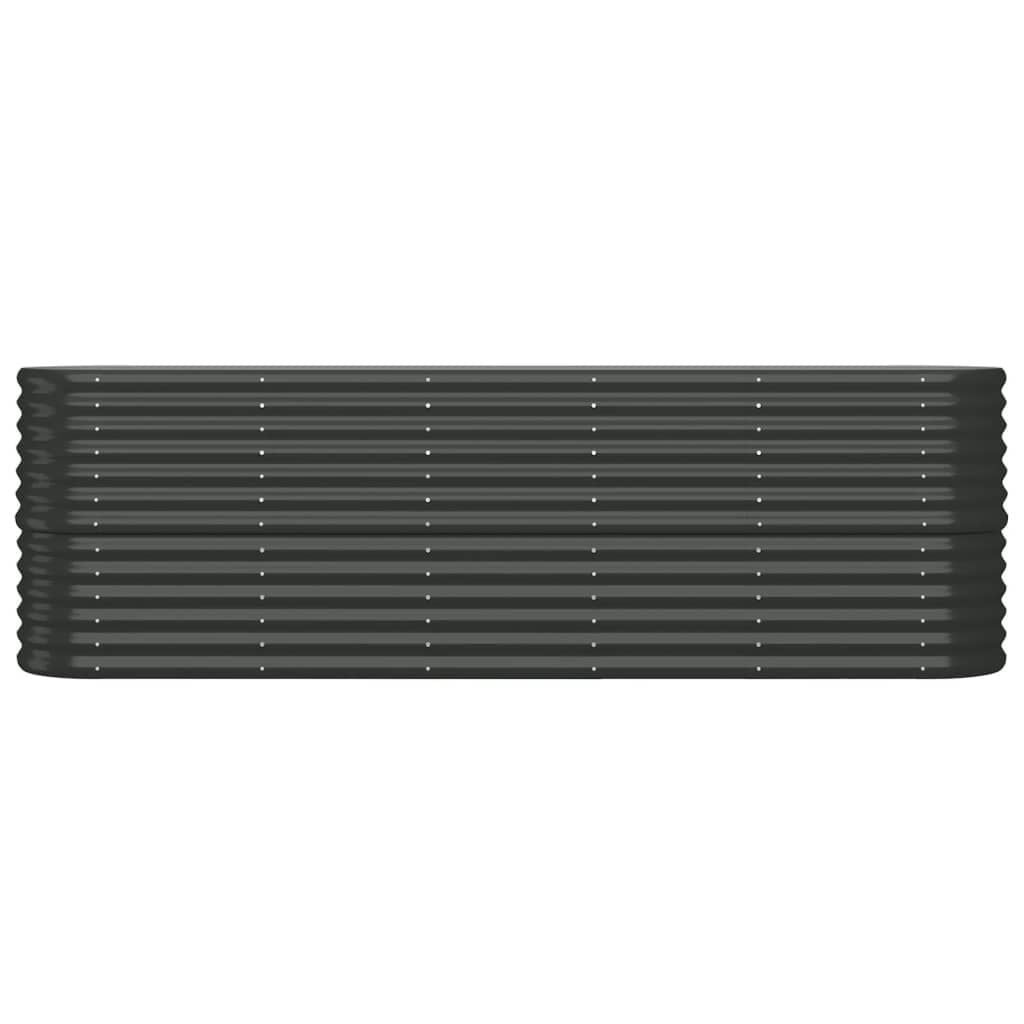 Jardinière ovale en acier anthracite 224cm - Jusqu'à -34%