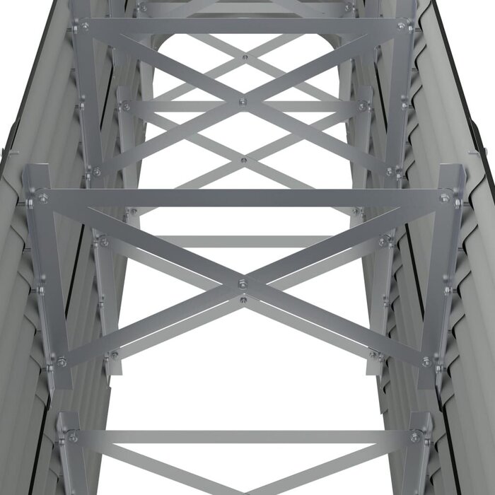 Jardinière ovale en acier anthracite 224cm - Jusqu'à -34%
