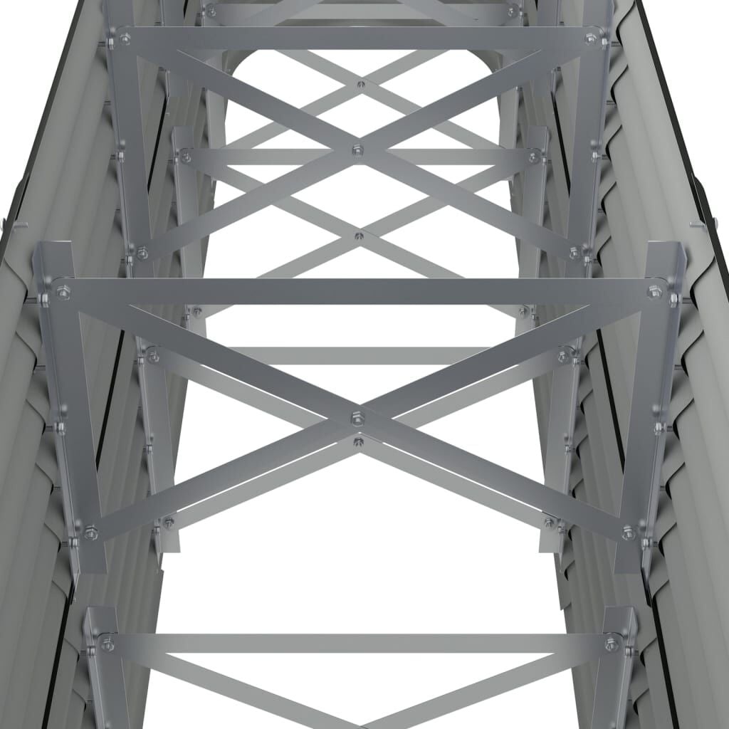 Jardinière ovale en acier anthracite 224cm - Jusqu'à -34%