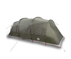Vidaxl Tente tunnel familiale 6 personnes - Vert olive - Jusqu'à 35% de remise