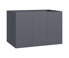 Vidaxl Jardinière surélevée 120x80x80 cm Acier Anthracite - Jusqu'à -41%