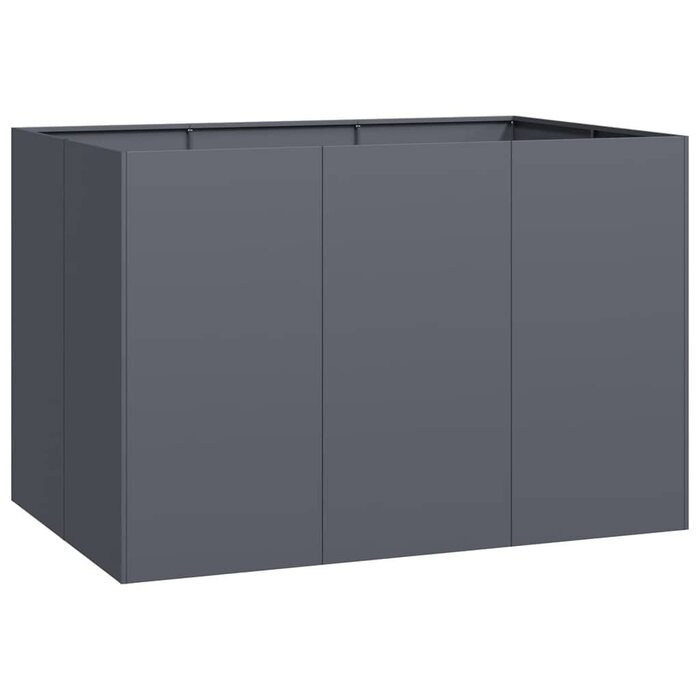 Jardinière surélevée 120x80x80 cm Acier Anthracite - Jusqu'à -35%