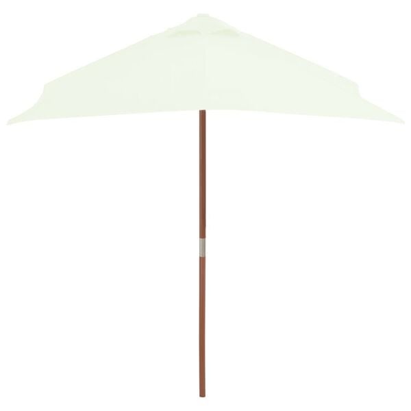 Parasol de jardin 150x200 cm - Mât en bois - Jusqu'à 34% de réduction