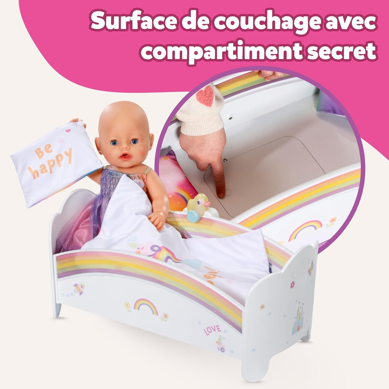 Lit pour poupée lumineux et musical - Jusqu'à 33% de réduction