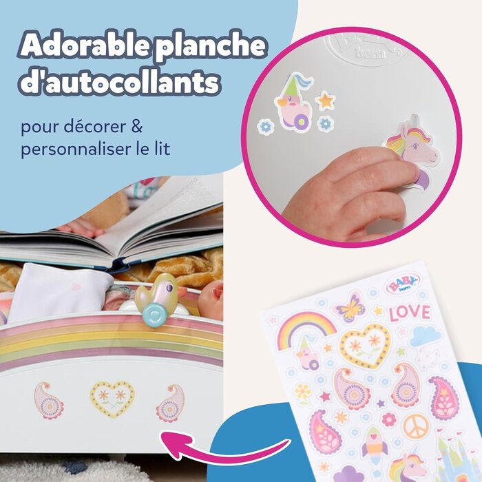 Lit pour poupée lumineux et musical - Jusqu'à 33% de réduction