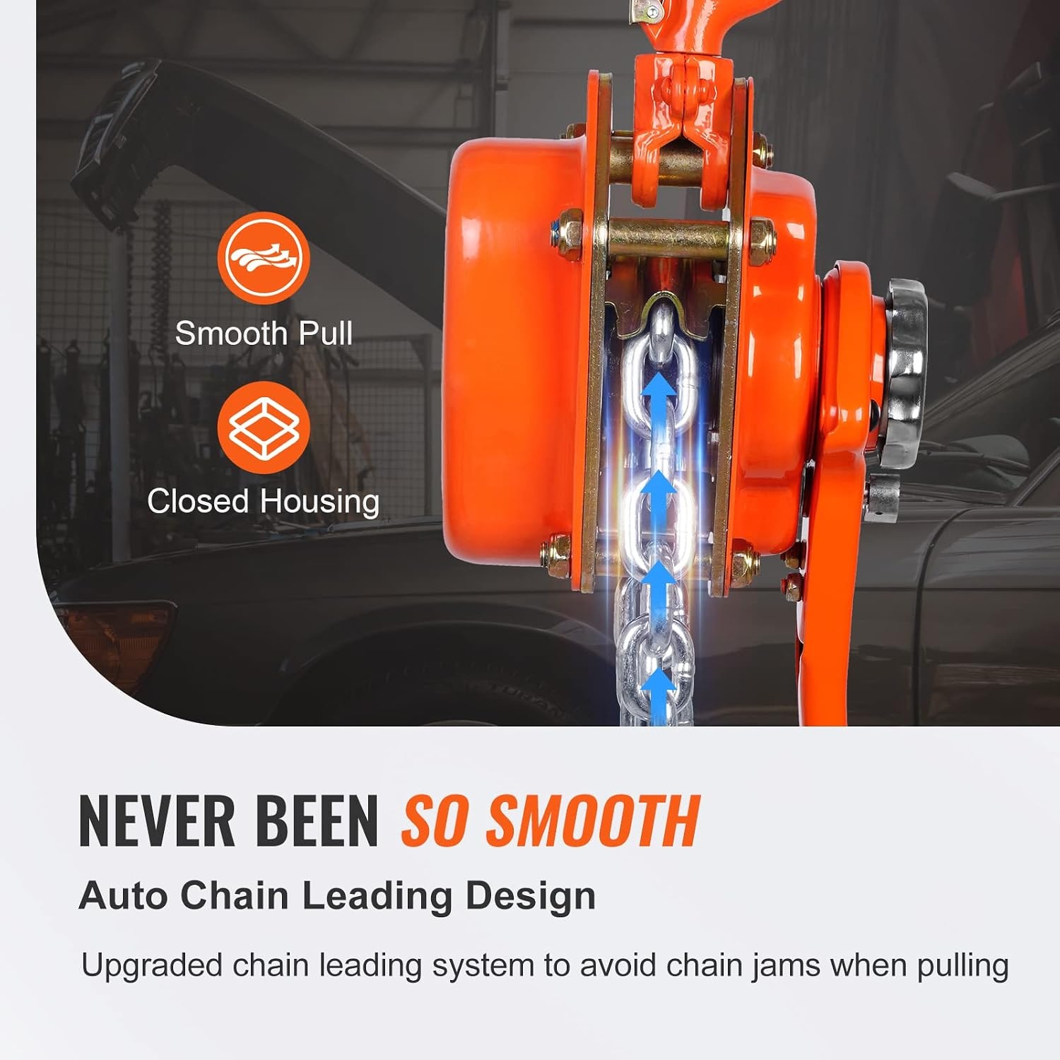 Palan à levier 3T 5,8m - Acier allié - Jusqu'à 35% de remise