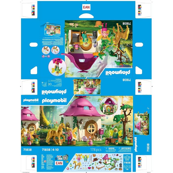 Maison de fées et licorne dorée - Set créatif 178 pièces - Jusqu'à -34%