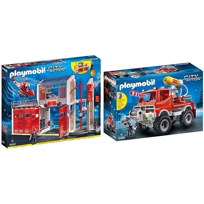 Grande caserne de pompiers avec hélicoptère - Jusqu'à 36% de réduction