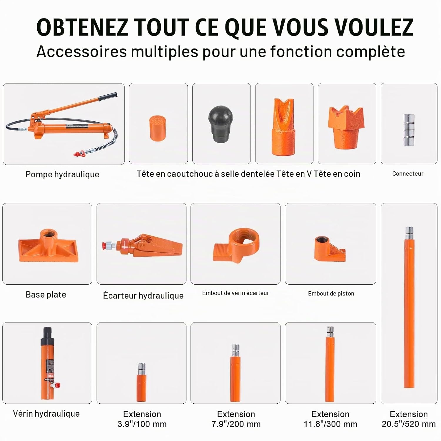 Kit carrosserie hydraulique 12T - Jusqu'à 35% de réduction