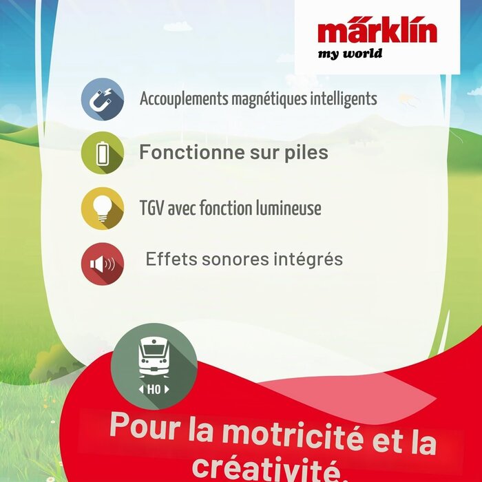 Train électrique ICE 3 avec télécommande - 63 cm - Jusqu'à -29%
