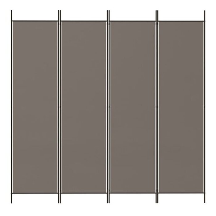 Paravent 4 panneaux 698x180 cm anthracite - Jusqu'à 34 % de remise
