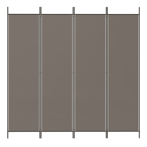 Paravent 4 panneaux 698x180 cm anthracite - Jusqu'à 34 % de remise