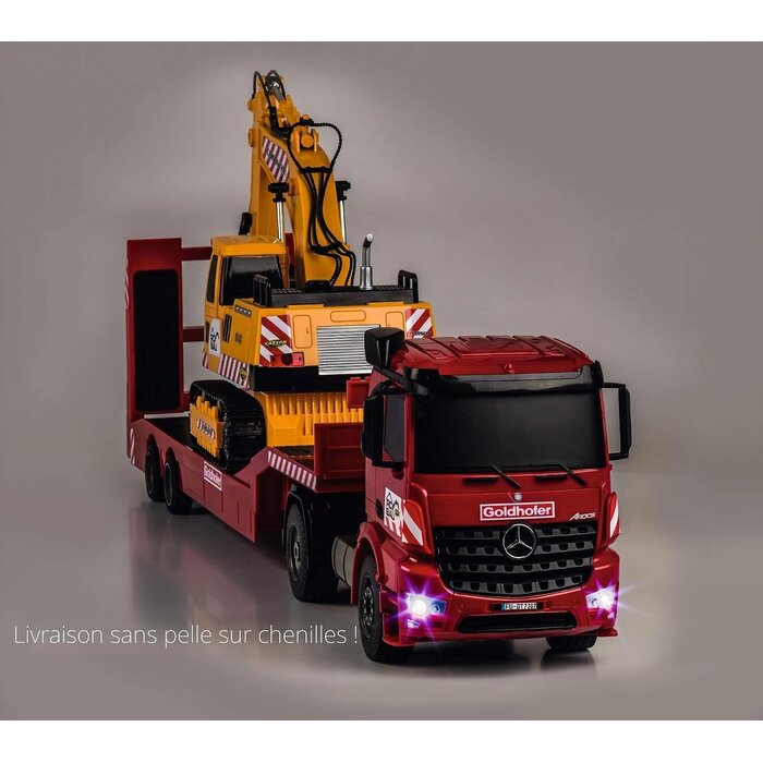 Camion radiocommandé avec remorque - Échelle 1:20 - Jusqu'à 34% de remise