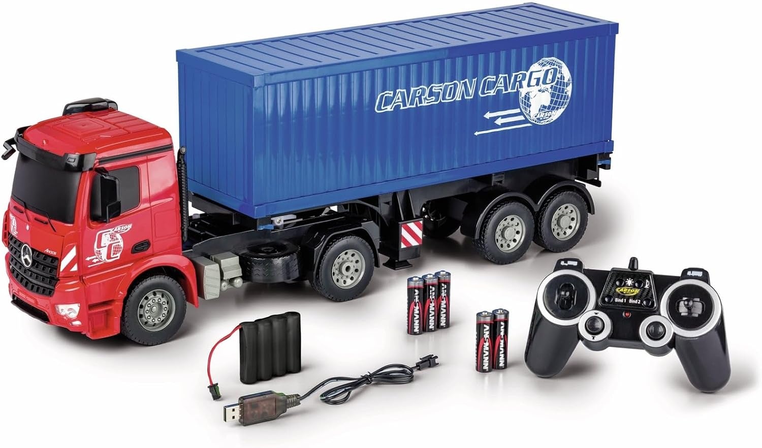 Camion radiocommandé avec remorque - Échelle 1:20 - Jusqu'à 34% de remise