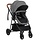 Poussette combinée 2-en-1 gris clair et noir - Jusqu'à 35% de réduction
