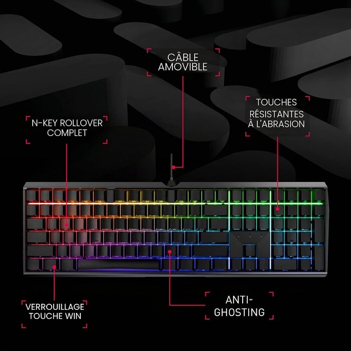 Clavier mécanique gamer QWERTZ - Jusqu'à 34 % de réduction