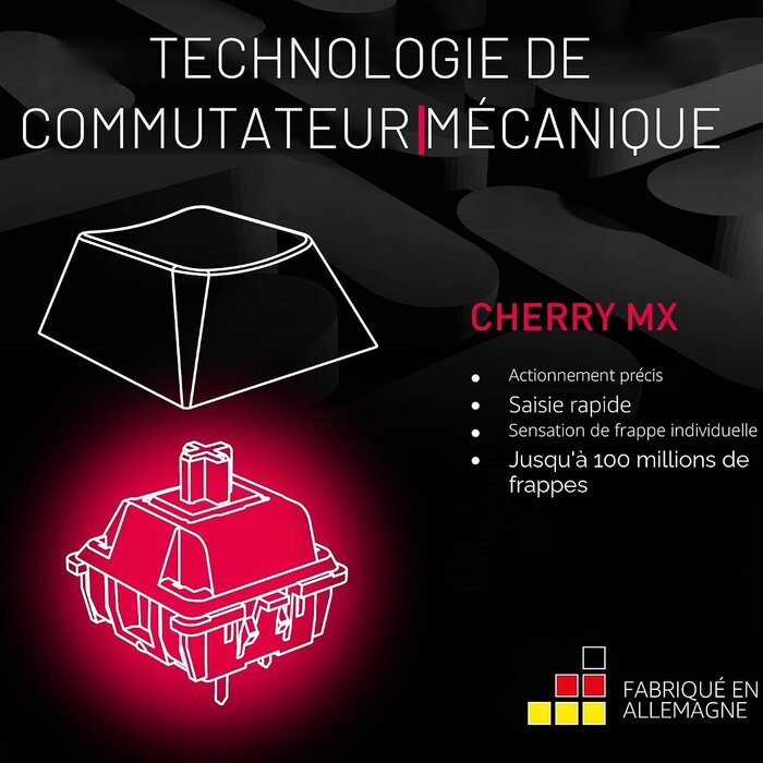 Clavier mécanique gamer QWERTZ - Jusqu'à 34 % de réduction
