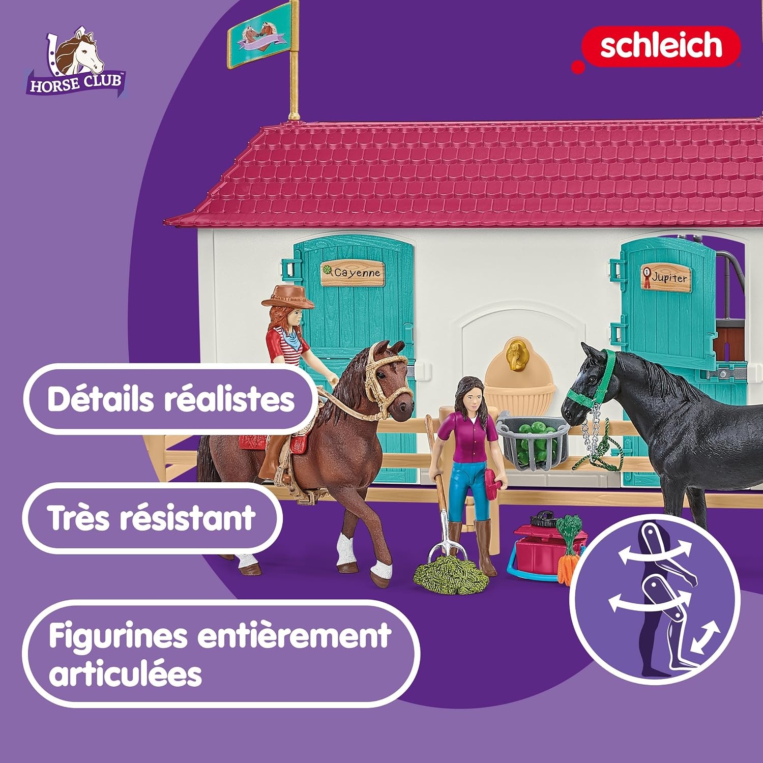 Ferme équestre avec maison et accessoires - Jusqu'à 30 % de réduction