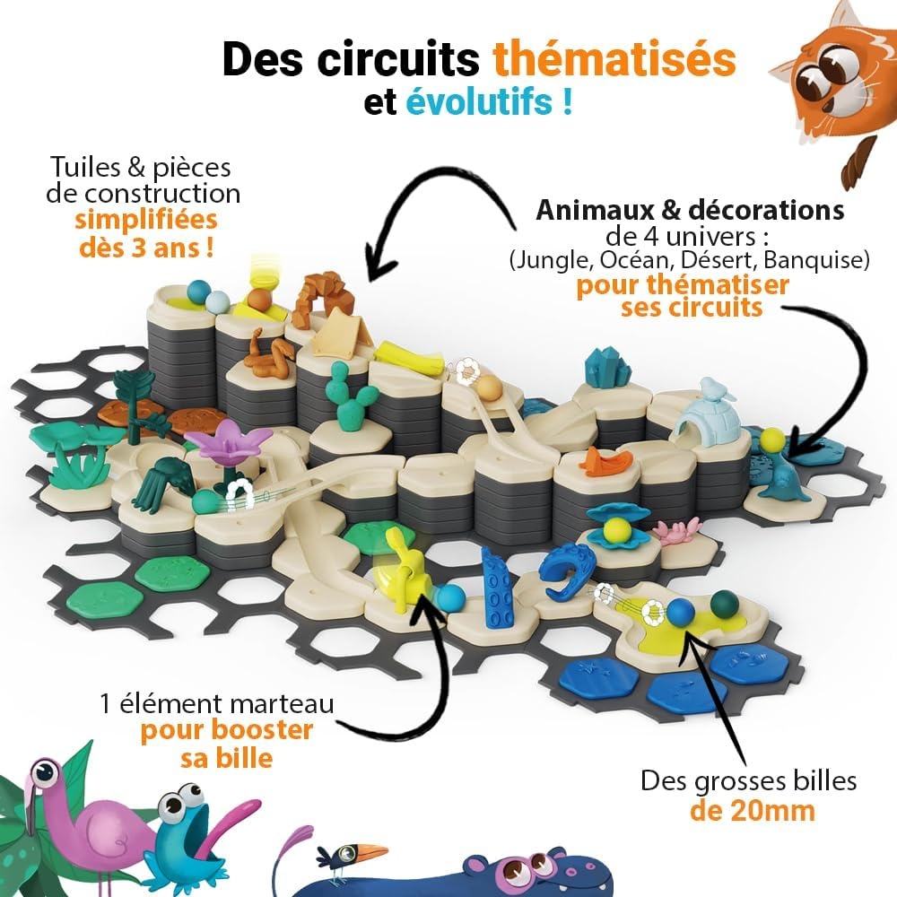 Circuit à billes modulaire enfant - Jusqu'à 34% de remise