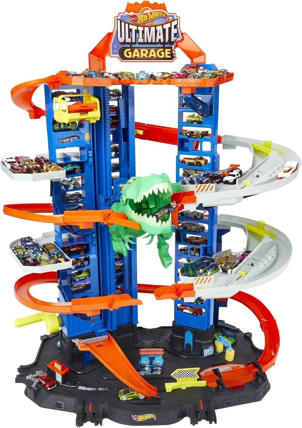 Garage de Jeu Géant avec T-Rex - 90 cm - Jusqu'à 35% de réduction