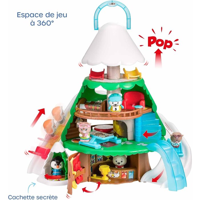 Station de ski miniature avec 9 accessoires - Jusqu'à 29% de réduction