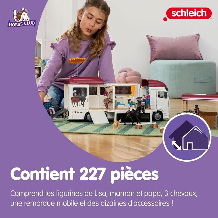 Grand camion de transport pour chevaux - 227 pièces - Jusqu'à 35% de remise