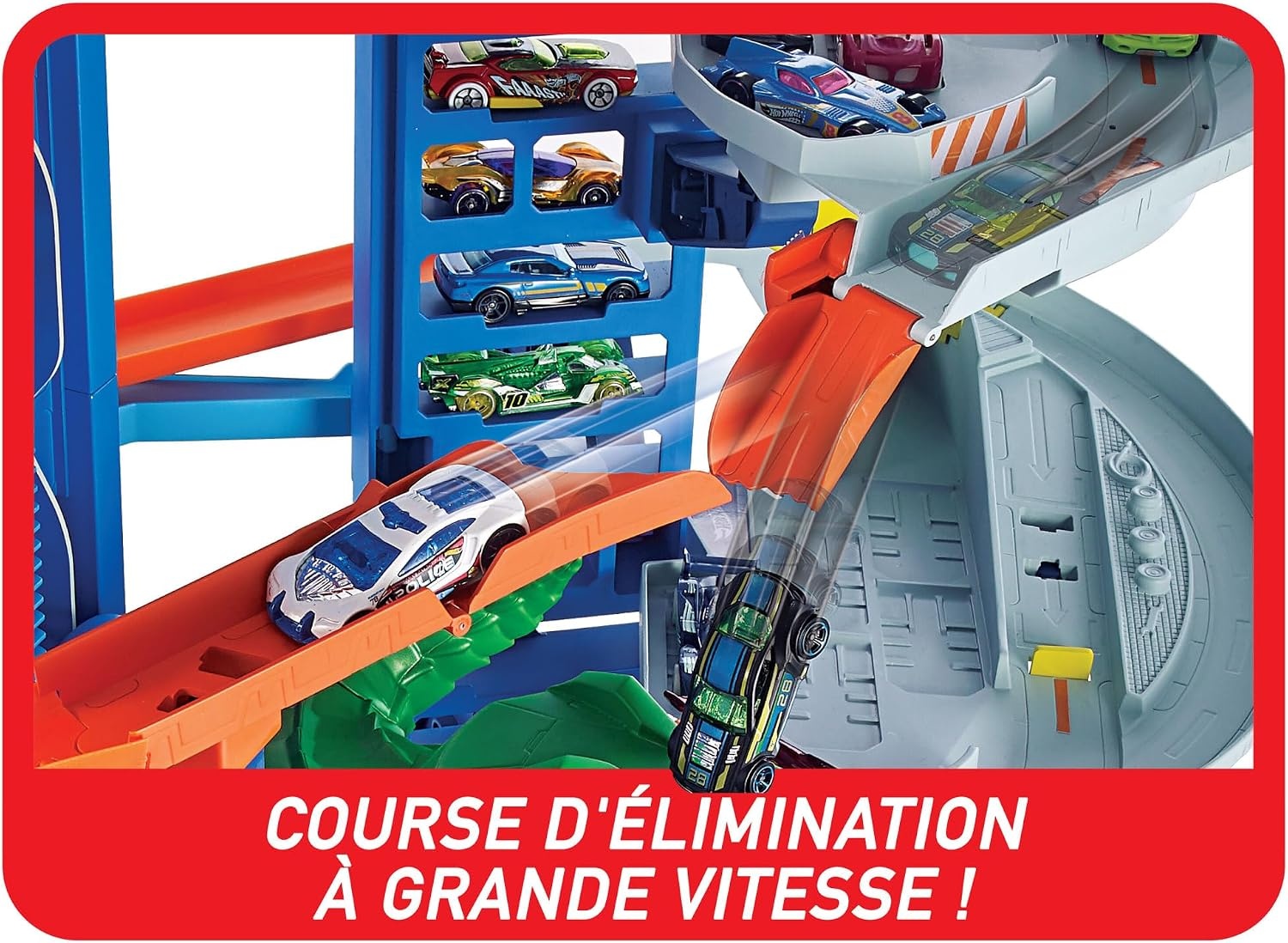 Garage géant avec T-Rex pour voitures miniatures - Jusqu'à 35% de réduction