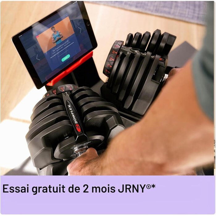 Haltère réglable 4-41 kg - 17 niveaux - Jusqu'à 30% de réduction
