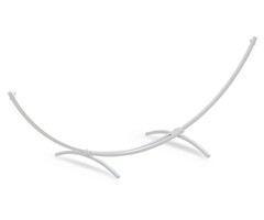Support pour hamac en acier blanc 300x130cm - Jusqu'à 10% de remise