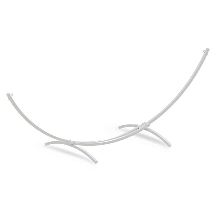 Support pour hamac en acier blanc 300x130cm - Jusqu'à 10% de remise