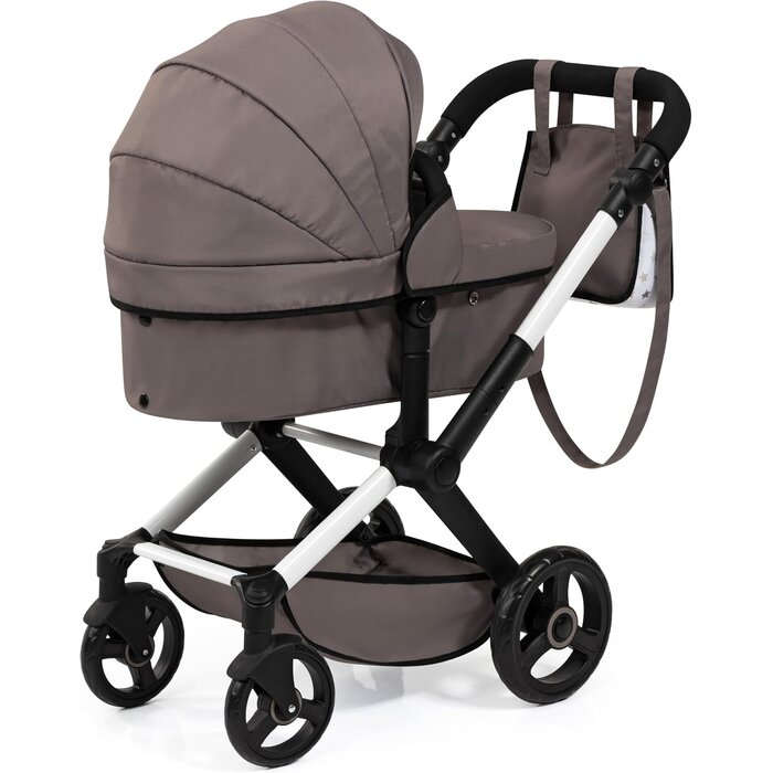 Poussette pour poupée 2-en-1 chic - Couleur Cappuccino - Jusqu'à -34%