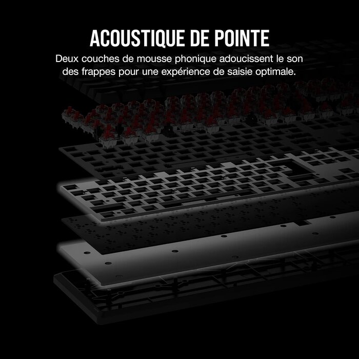 Clavier gaming mécanique AZERTY RGB - Jusqu'à 35% de remise