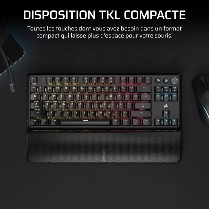 Clavier Gaming Sans Fil TKL AZERTY - Jusqu'à -35% sur votre exemplaire