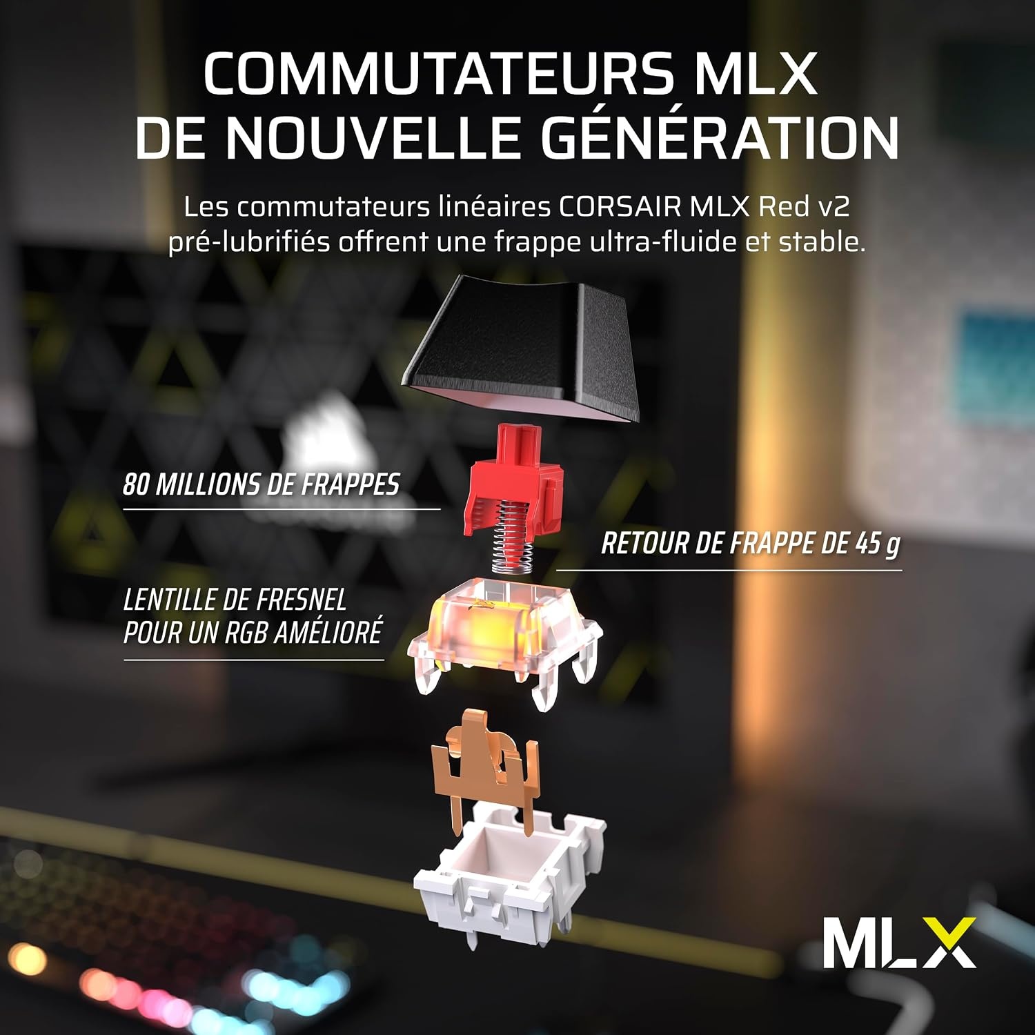 Clavier Gaming Sans Fil TKL AZERTY - Jusqu'à -35% sur votre exemplaire