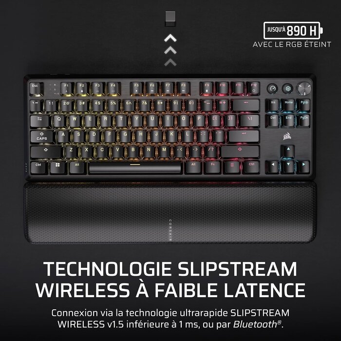 Clavier Gaming Sans Fil TKL AZERTY - Jusqu'à -35% sur votre exemplaire