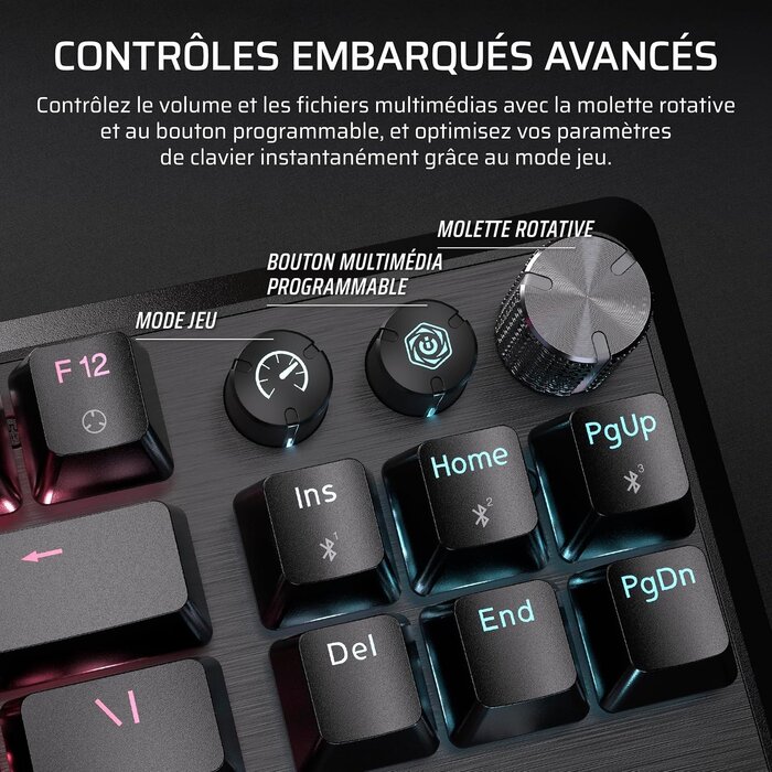 Clavier Gaming Sans Fil TKL AZERTY - Jusqu'à -35% sur votre exemplaire