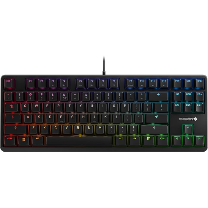 Clavier Gaming Mécanique TKL Cherry MX Silent Red RGB - Jusqu'à 34% de remise