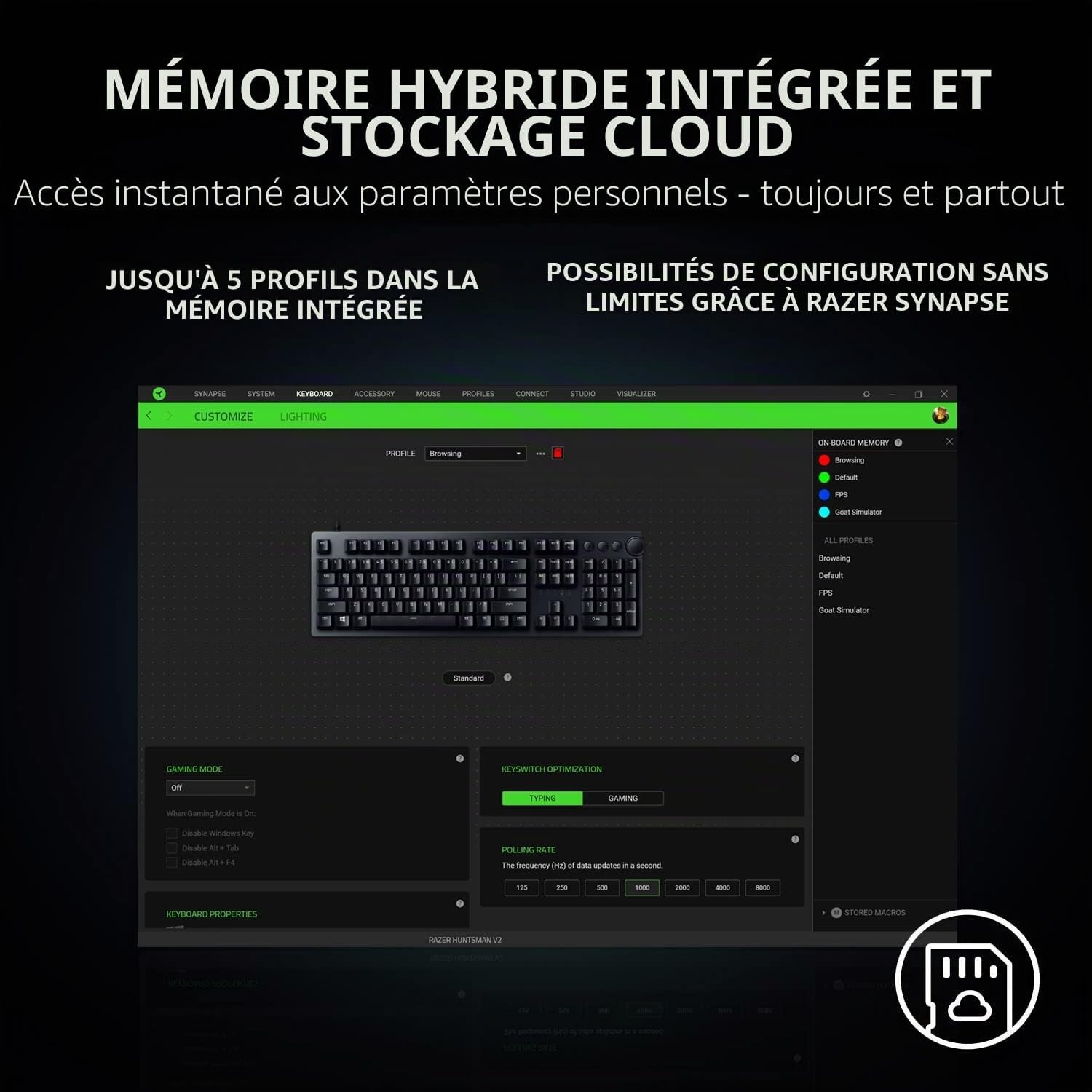 Clavier Gaming Optique TKL - QWERTZ - Jusqu'à 35% de remise