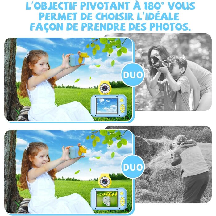 Appareil photo numérique pour enfants, 1080P - Jusqu'à -27% sur l'outlet