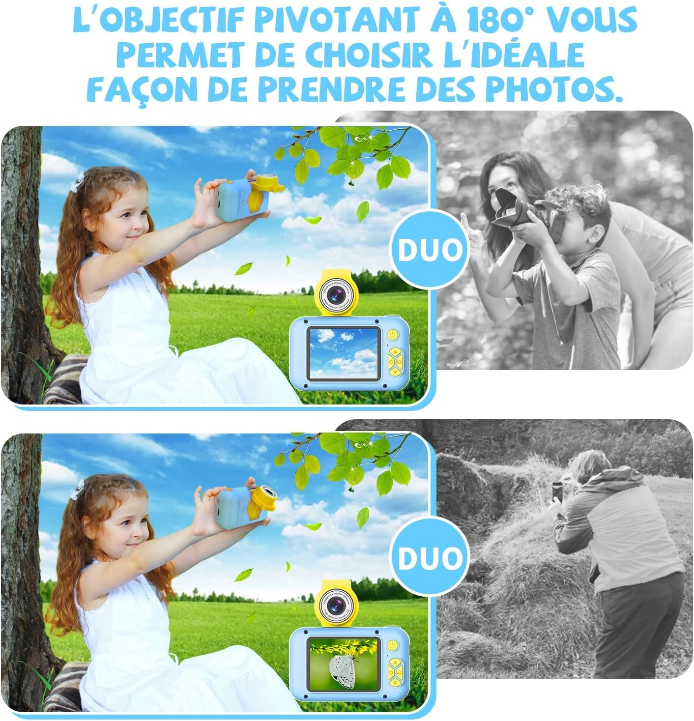 Appareil photo numérique pour enfants, 1080P - Jusqu'à -27% sur l'outlet