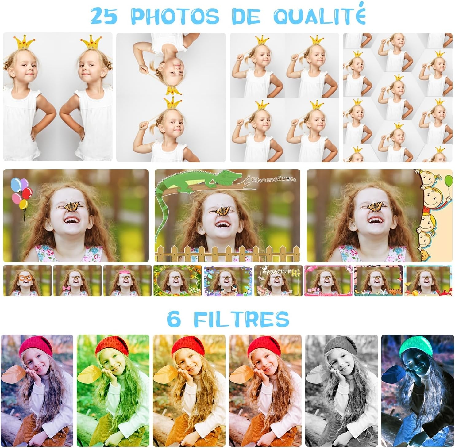 Appareil photo numérique pour enfants, 1080P - Jusqu'à -27% sur l'outlet
