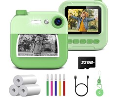 Greenkinder Appareil photo instantané enfant - Impression thermique - Jusqu'à 33% de remise